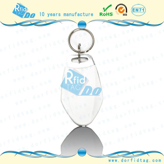 Classic 13.56Mhz HF RFID keychain for loyalty managment
